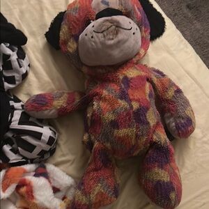 Colorful Plush Bear Toy